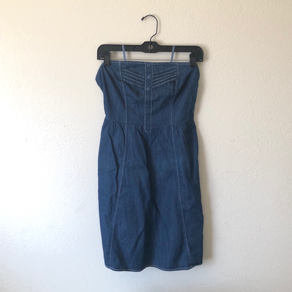 Mossimo Strapless Denim Dress